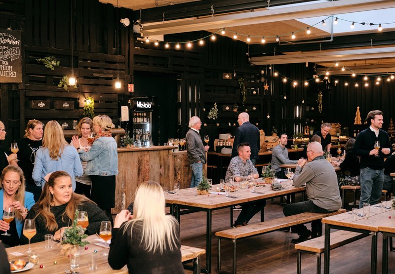 Impressionen von der Weihnachtsfeier der Insolvenzverwalterkanzlei – Event-Raum